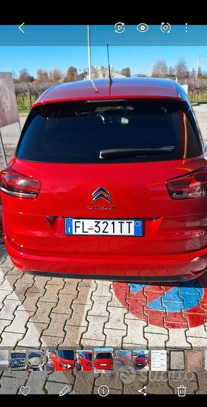 Usata Citroën C4 Picasso Shine 2017 Rosso Monovolume