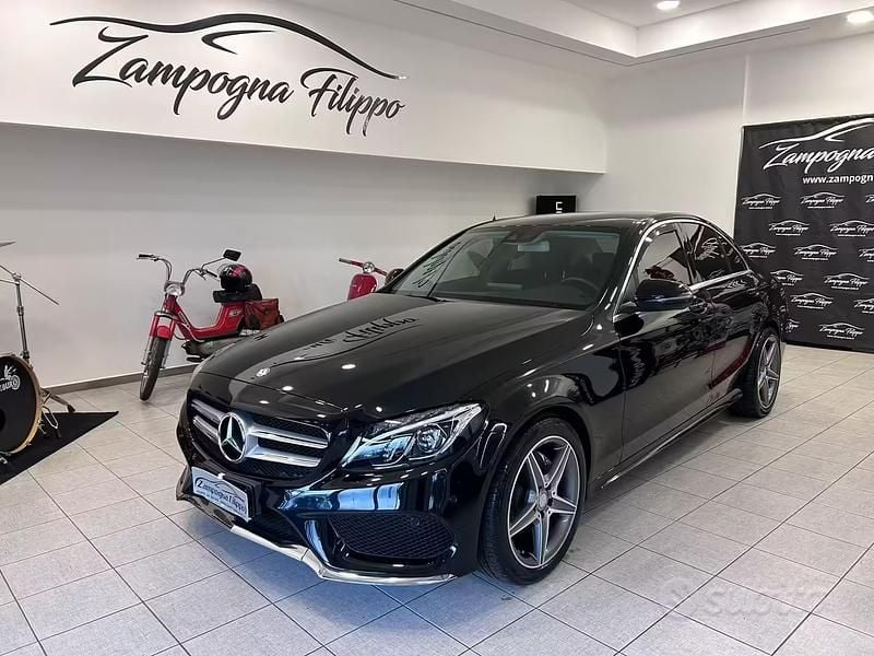 Usata Mercedes C220 Premium 170 CV (125 kW) 2017 Nero Berlina