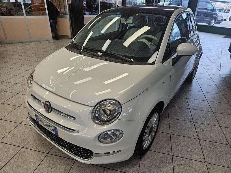 Usata Fiat 500 Lounge 69 CV (50 kW) 2017 Bianco pastello Utilitaria