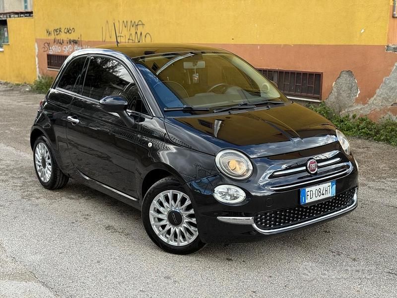 Usata Fiat 500 Lounge 69 CV (50 kW) 2016 Nero Berlina