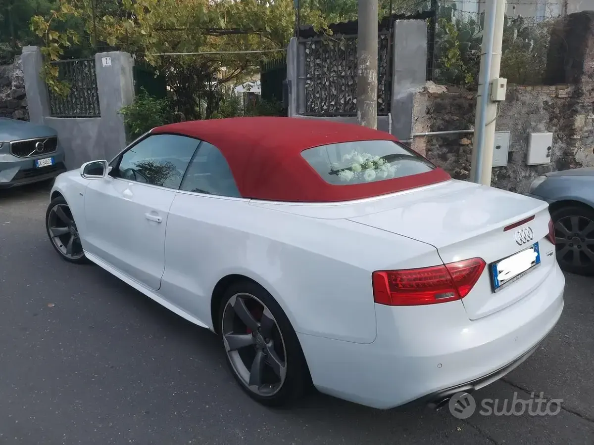 Usata Audi A5 Cabriolet 2014 Bianco Cabrio