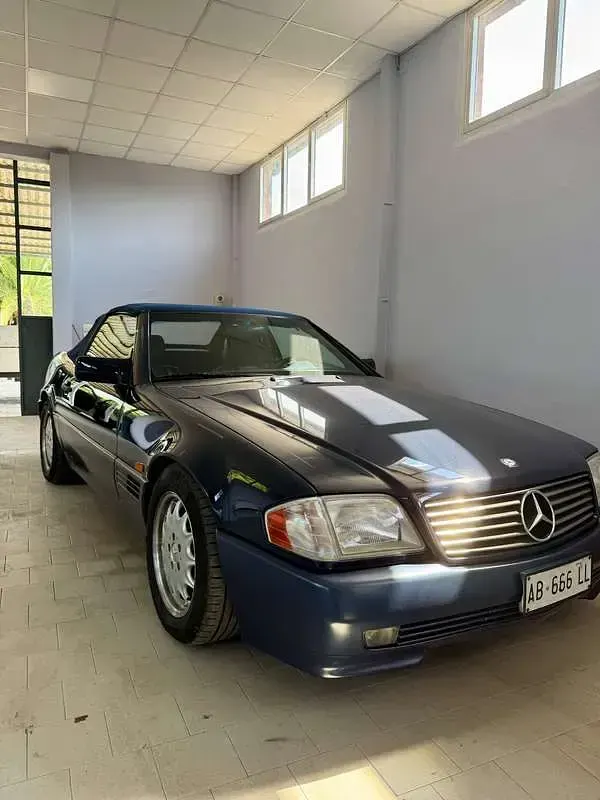 Usata Mercedes SL500 320 CV (235 kW) 1993 Blu/azzurro Cabrio