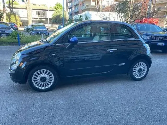 Usata Fiat 500 Lounge 69 CV (50 kW) 2008 Nero Utilitaria