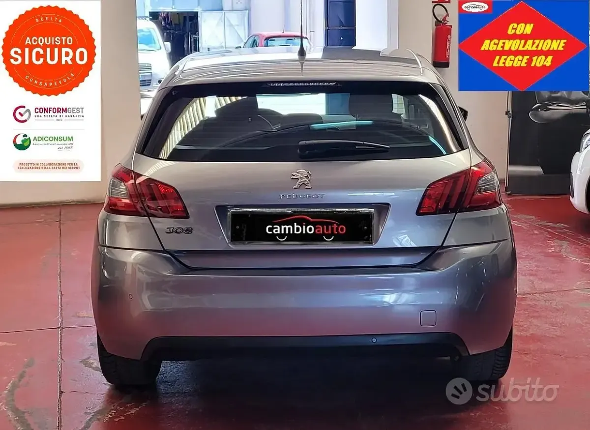Usata Peugeot 308 Business-Line 131 CV (96 kW) 2019 Grigio Berlina