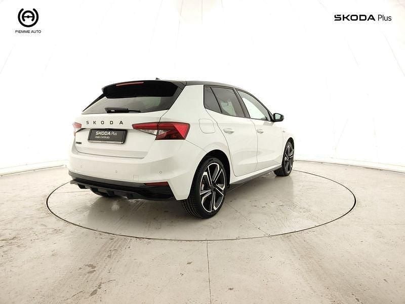 Usata Skoda Fabia Monte Carlo 95 CV (69 kW) 2025 Bianca tetto nero Utilitaria