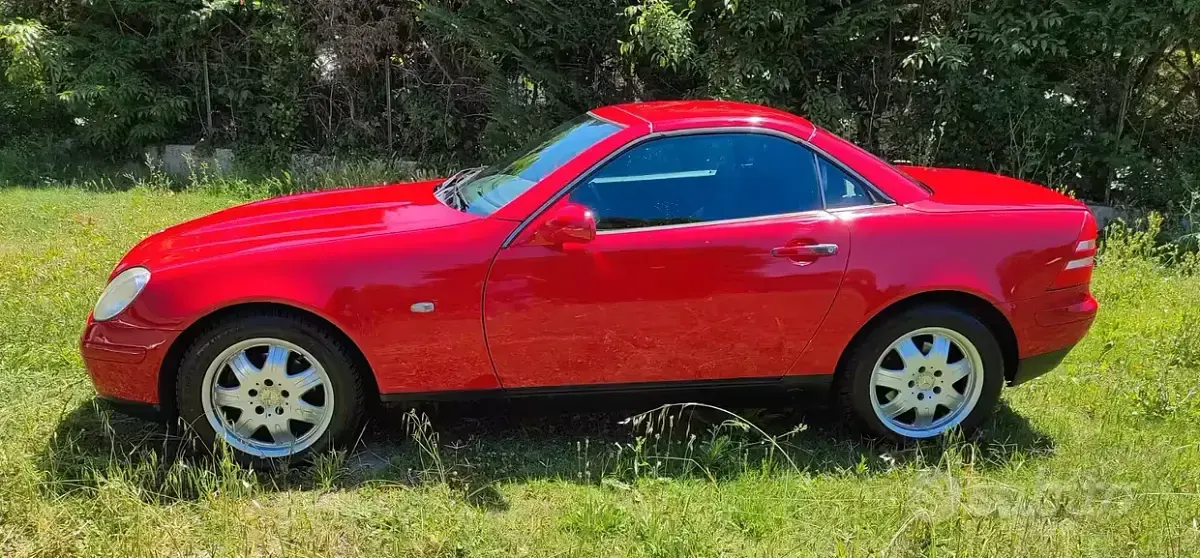 Usata Mercedes SLK200 136 CV (100 kW) 1998 Rosso Cabrio