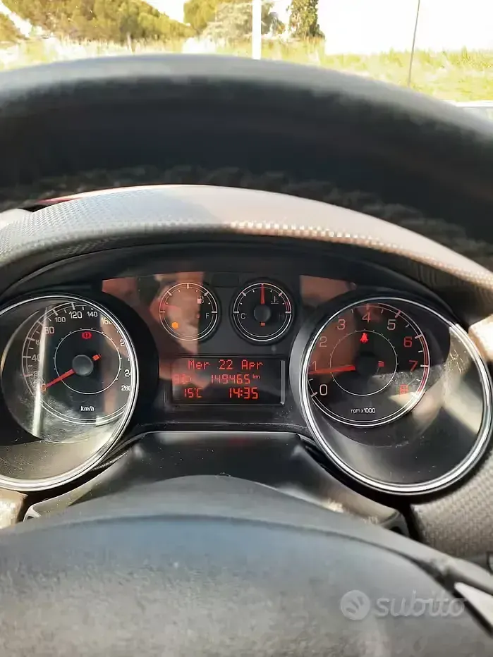 Usata Fiat Bravo Dynamic 120 CV (88 kW) 2010 Rosso Utilitaria