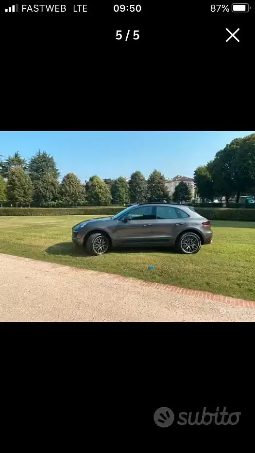 Usata Porsche Macan 250 CV (183 kW) 2014 Grigio SUV