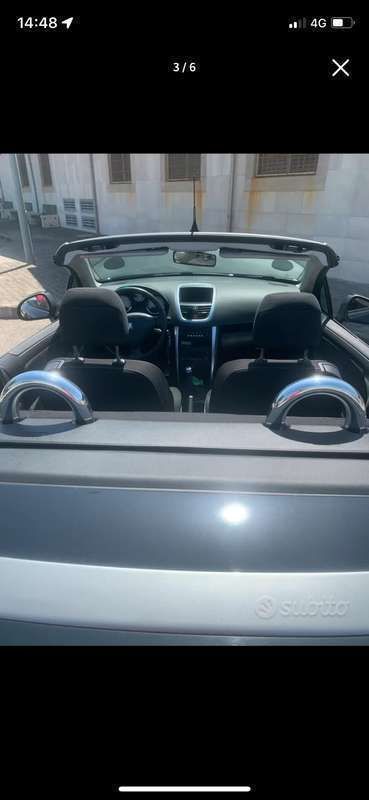 Usata Peugeot 207 CC 120 CV (88 kW) 2007 Nero Cabrio