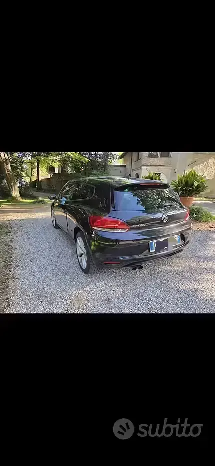 Usata VW Scirocco 122 CV (89 kW) 2008 Nero Coupé