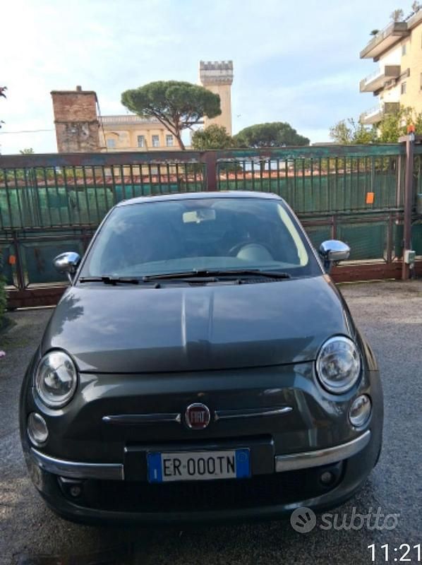 Usata Fiat 500 85 CV (62 kW) 2013 Grigio Utilitaria