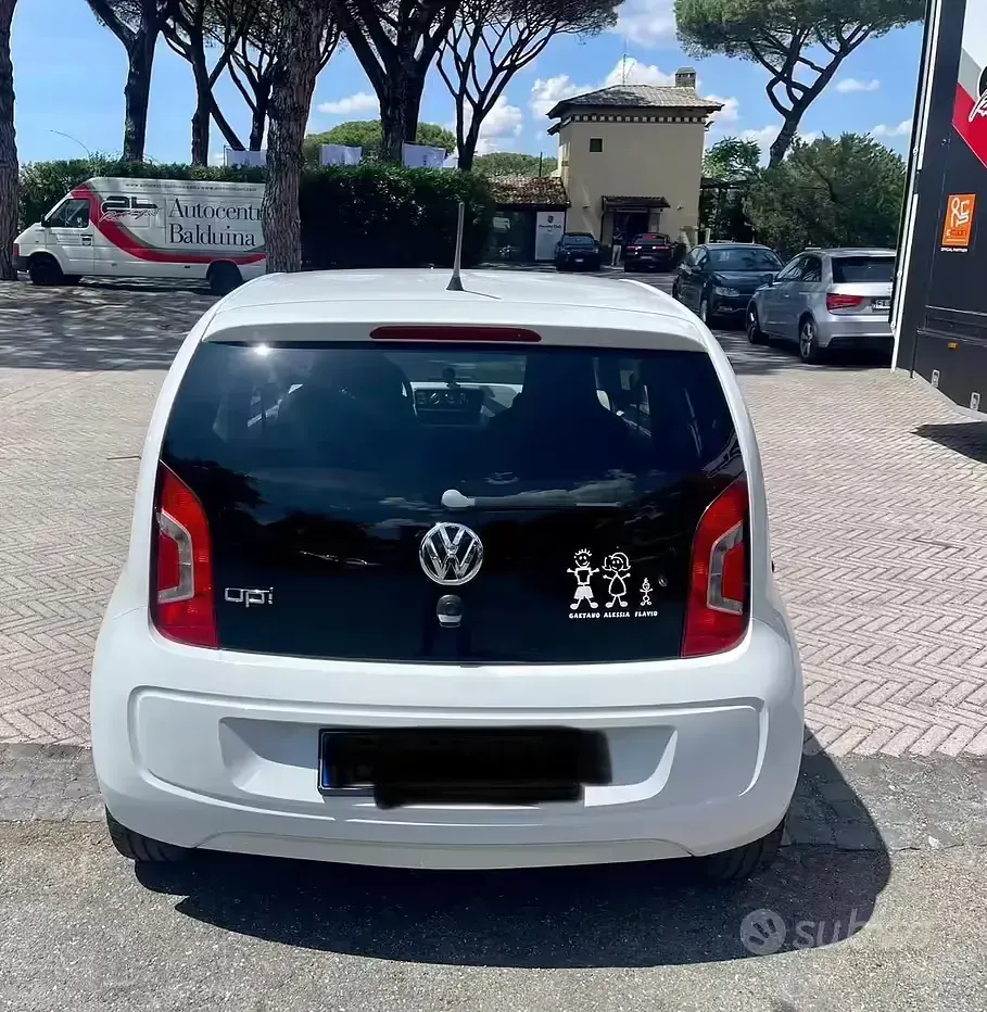 Usata VW up! 75 CV (55 kW) 2013 Bianco Utilitaria