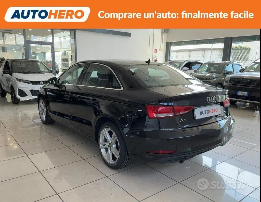 Usata Audi A3 110 CV (80 kW) 2017 Nero Berlina