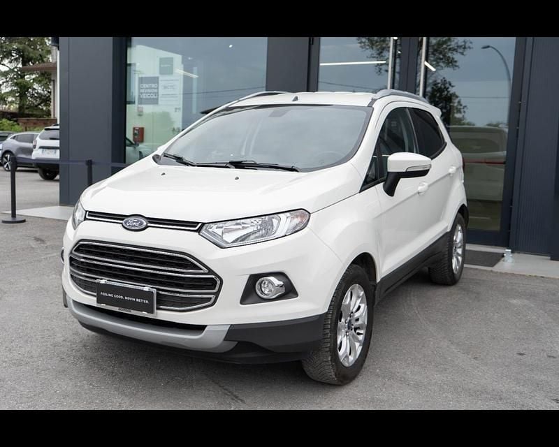 Usata Ford Ecosport Titanium 96 CV (70 kW) 2017 Bianco SUV