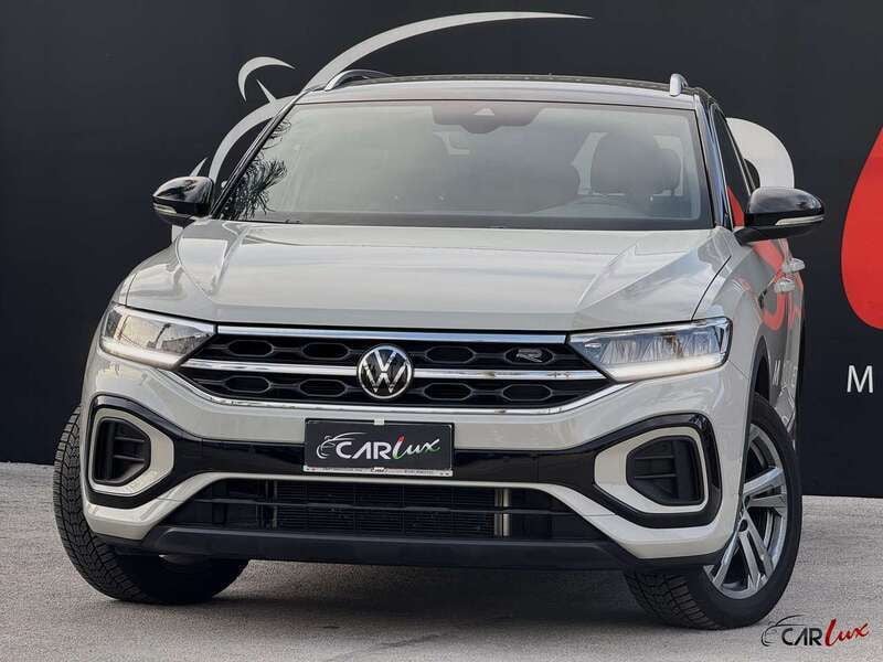 Ascot grey / nero Usata 2022 VW T-Roc R-line SUV | 29.499 € (Cara) - Immagine 1/4