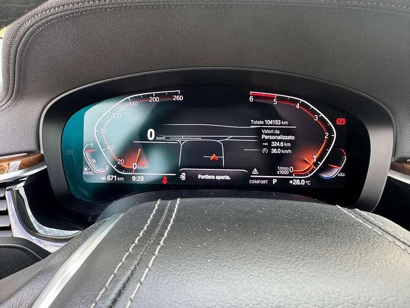 Usata BMW 520 Luxury Line 190 CV (139 kW) 2020 Blu/azzurro Station wagon