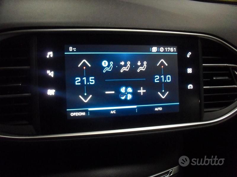 Usata Peugeot 308 Allure 131 CV (96 kW) 2019 Grigio Berlina