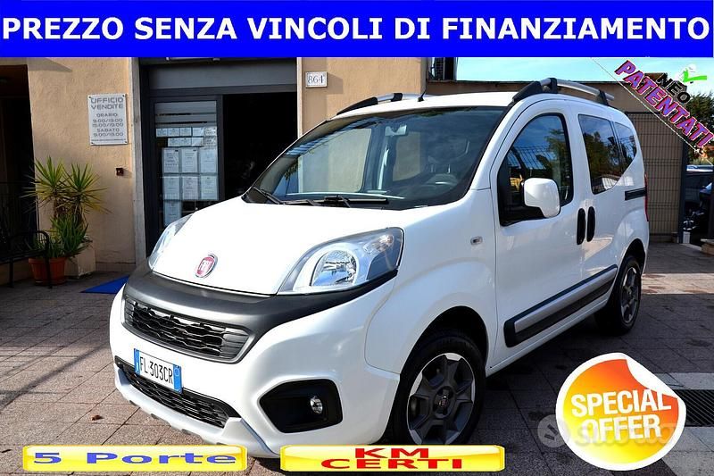 Usata Fiat Qubo Trekking 80 CV (58 kW) 2017 Bianco Monovolume