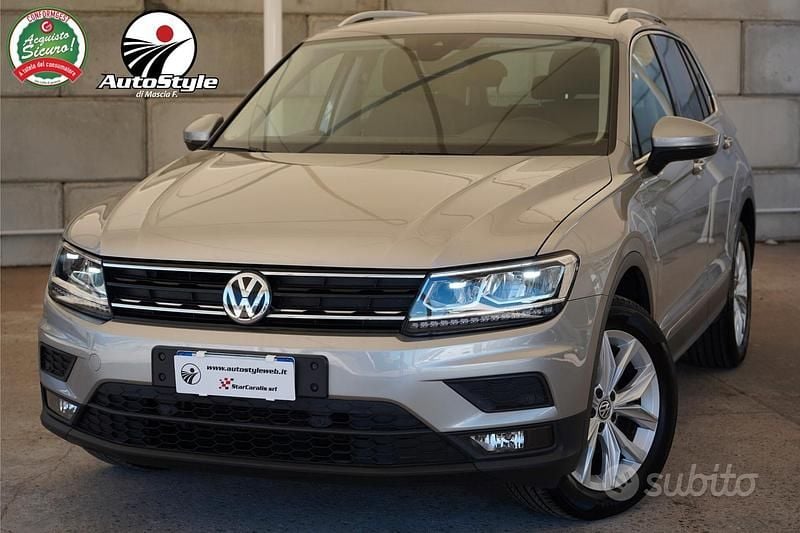 Usata VW Tiguan Advance 150 CV (110 kW) 2018 Grigio SUV