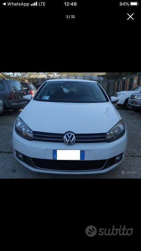 Usata VW Golf VI 140 CV (102 kW) 2011 Bianco Utilitaria