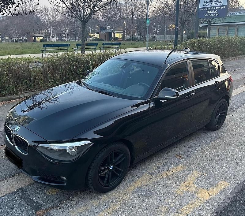 Usata BMW 116 Efficient Dynamics 115 CV (84 kW) 2013 Nero Utilitaria