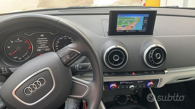 Usata Audi A3 S-Line 102 CV (75 kW) 2016 Grigio Berlina