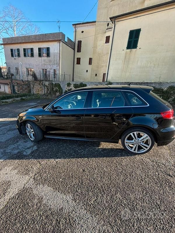 Usata Audi A3 S-Line 116 CV (85 kW) 2019 Nero Berlina