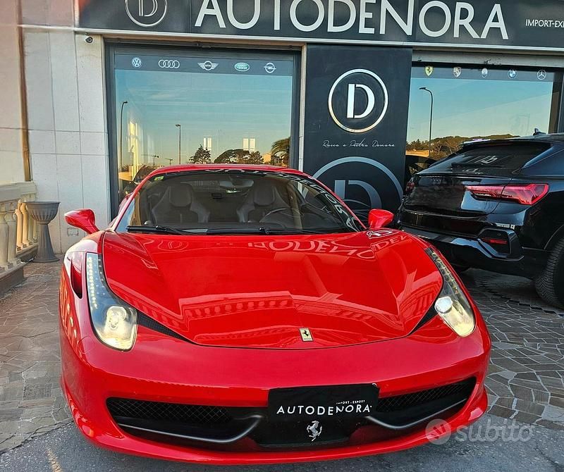 Usata Ferrari 458 570 CV (419 kW) 2012 Rosso Coupé
