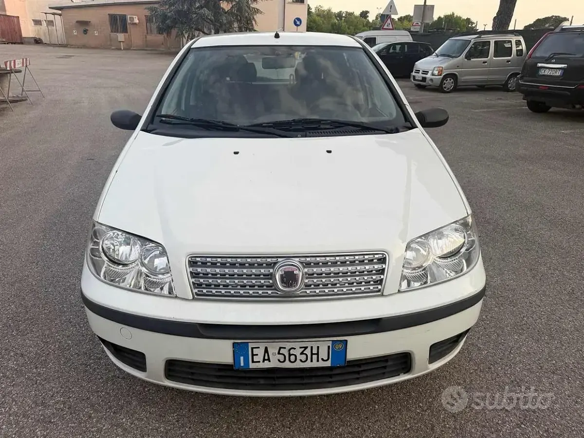 Usata Fiat Punto Active 60 CV (44 kW) 2009 Bianco Utilitaria