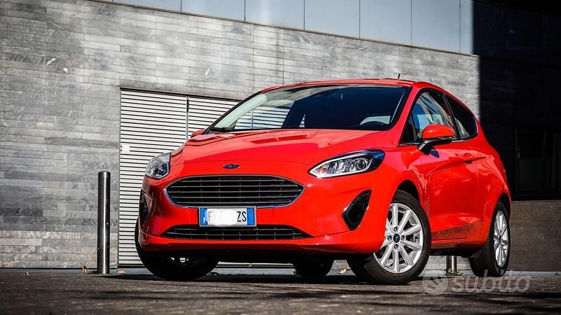 Usata Ford Fiesta 2018 Rosso Utilitaria