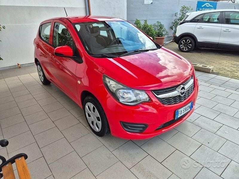 Usata Opel Karl 75 CV (55 kW) 2015 Rosso Utilitaria