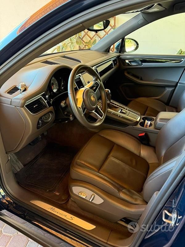 Usata Porsche Macan S 250 CV (183 kW) 2015 Blu SUV