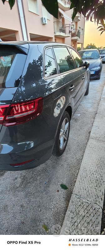 Usata Audi A3 116 CV (85 kW) 2018 Grigio Utilitaria