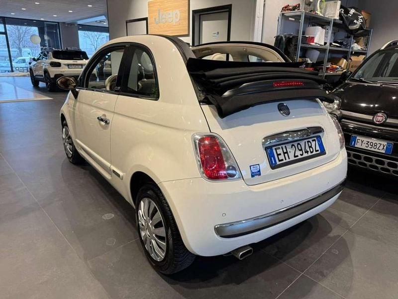 Bianco Usata 2011 Fiat 500C Cabrio | 6900 € (Buon prezzo) - Immagine 1/4