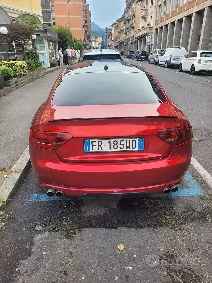 Usata Audi A5 170 CV (125 kW) 2010 Rosso Coupé