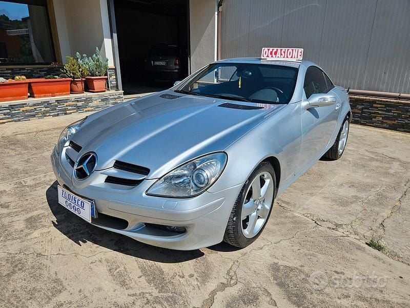Usata Mercedes SLK200 163 CV (119 kW) 2004 Grigio Cabrio