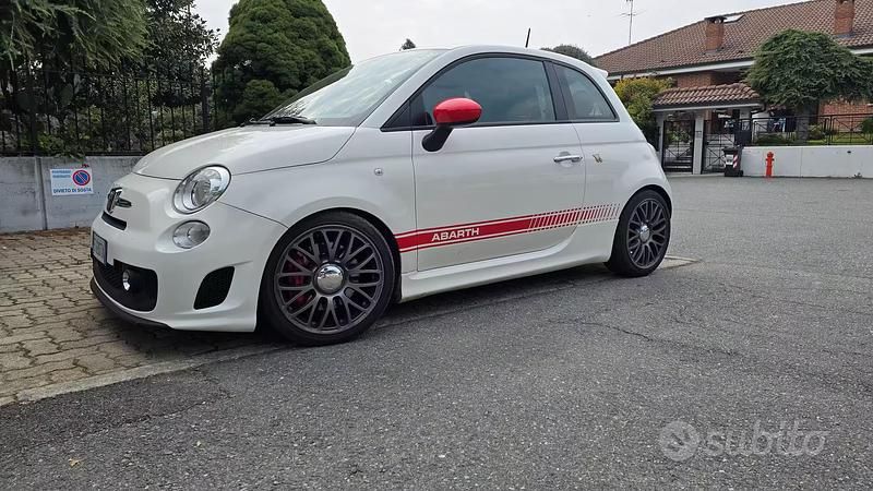 Usata Abarth 500 135 CV (99 kW) 2014 Bianco Berlina
