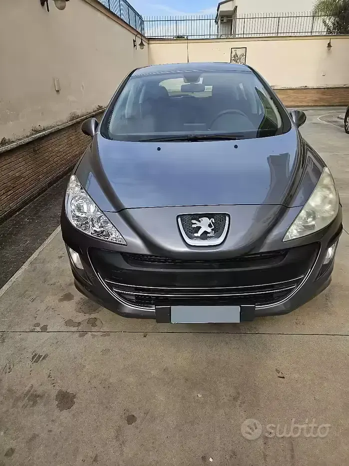 Usata Peugeot 308 90 CV (66 kW) 2009 Grigio Berlina