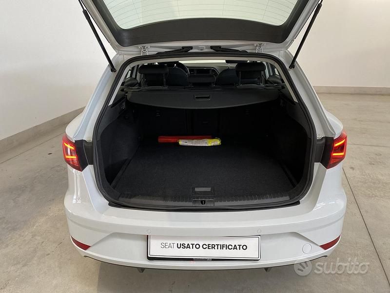 Usata Seat Leon ST Style 116 CV (85 kW) 2020 Bianco Station wagon