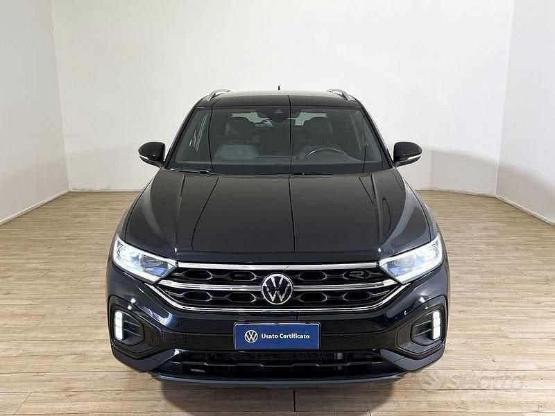 Usata VW T-Roc R-line 150 CV (110 kW) 2022 Nero SUV