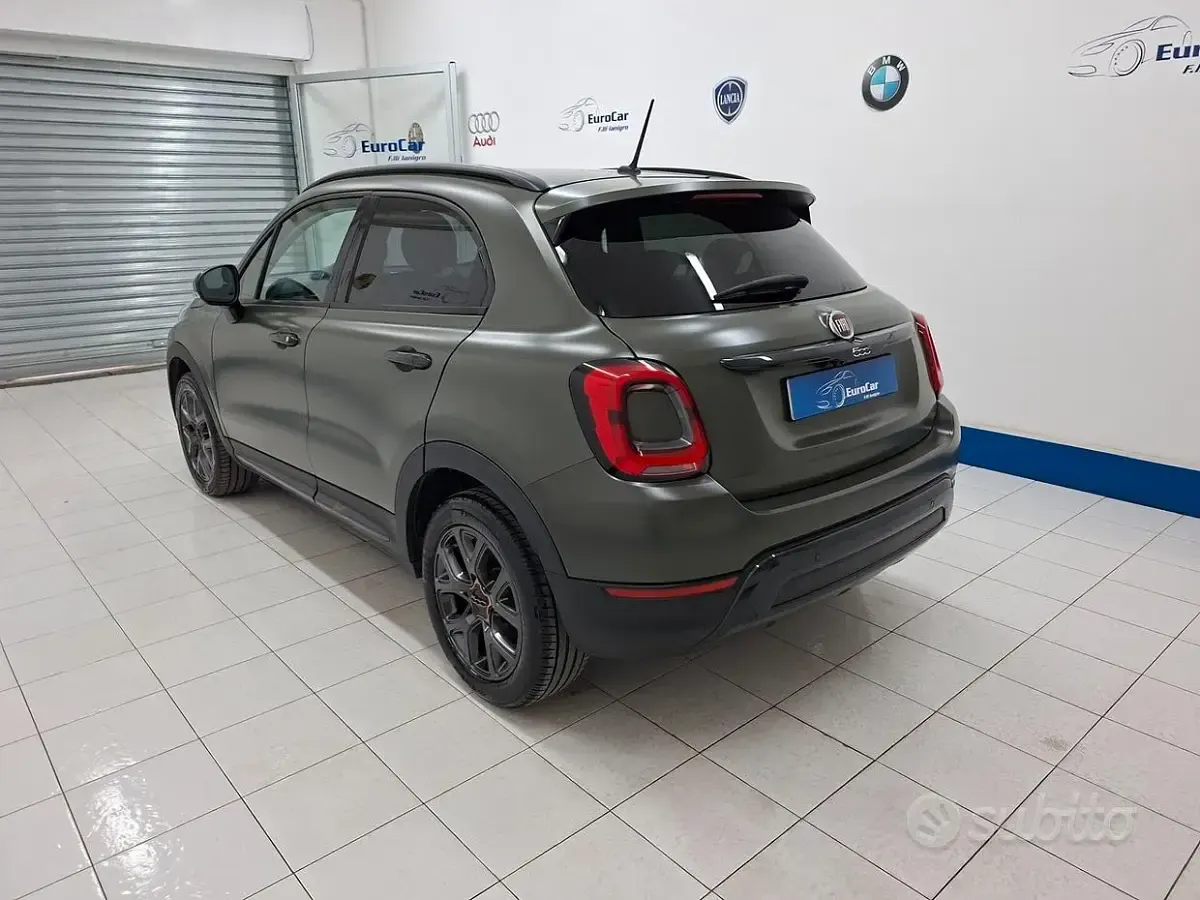 Usata Fiat 500X Cross 120 CV (88 kW) 2020 Verde SUV