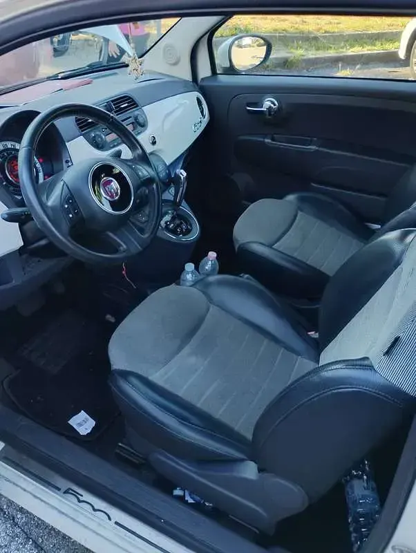 Usata Fiat 500C 69 CV (50 kW) 2010 Bianco Cabrio