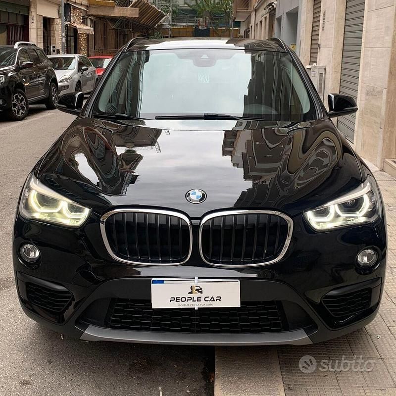 Usata BMW X1 Advantage 150 CV (110 kW) 2017 Nero SUV