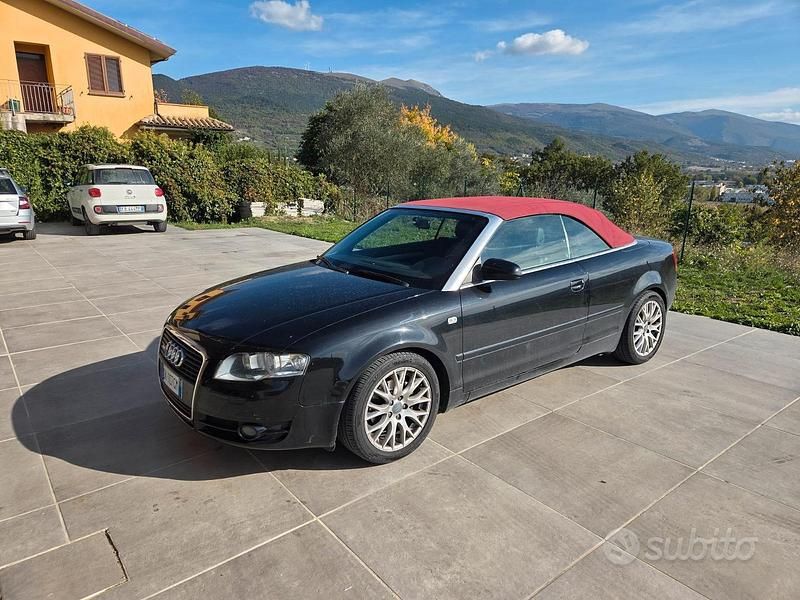 Usata Audi A4 Cabriolet 140 CV (102 kW) 2008 Nero Cabrio