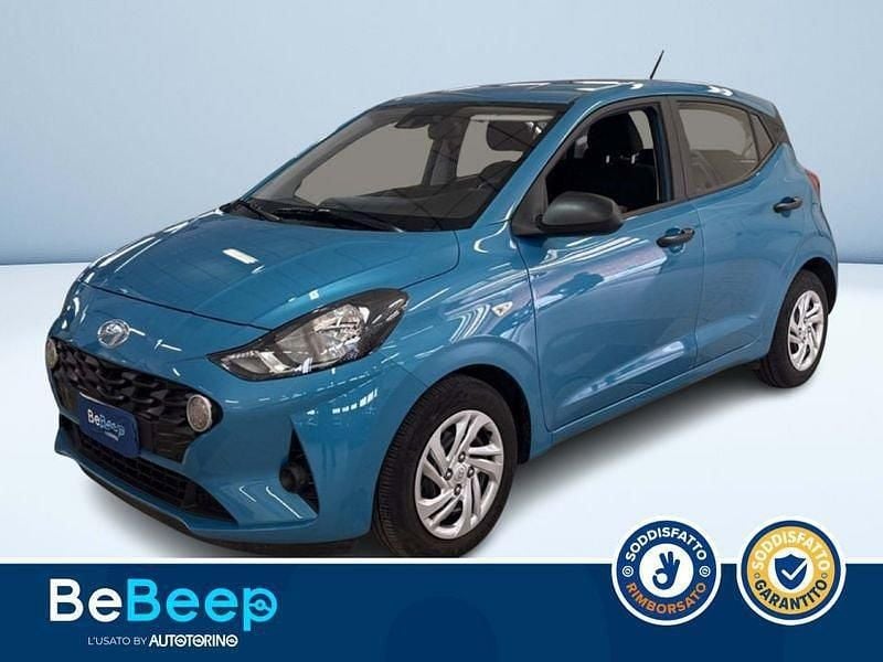 Usata Hyundai i10 Advanced 67 CV (49 kW) 2022 Azzurro metallizzato Utilitaria