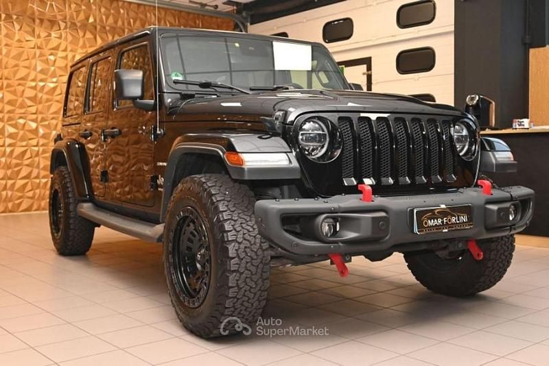 Usata Jeep Wrangler Sahara 272 CV (200 kW) 2020 Nero SUV