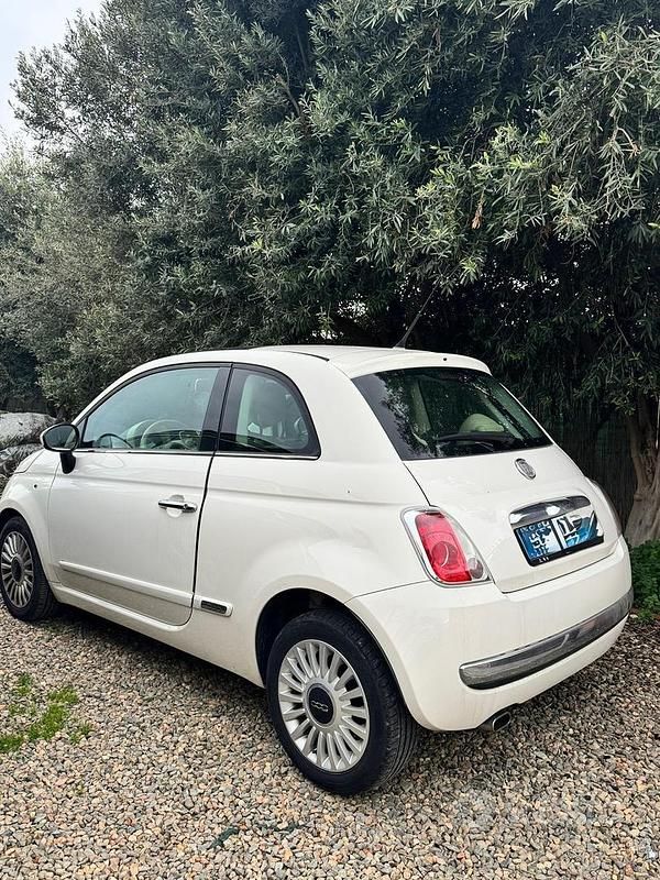 Usata Fiat 500 2008 Bianco Utilitaria