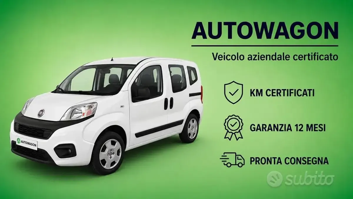 Usata Fiat Qubo Easy 77 CV (56 kW) 2018 Monovolume