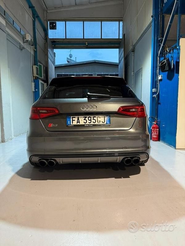 Usata Audi S3 Ambiente 300 CV (220 kW) 2015 Grigio Berlina