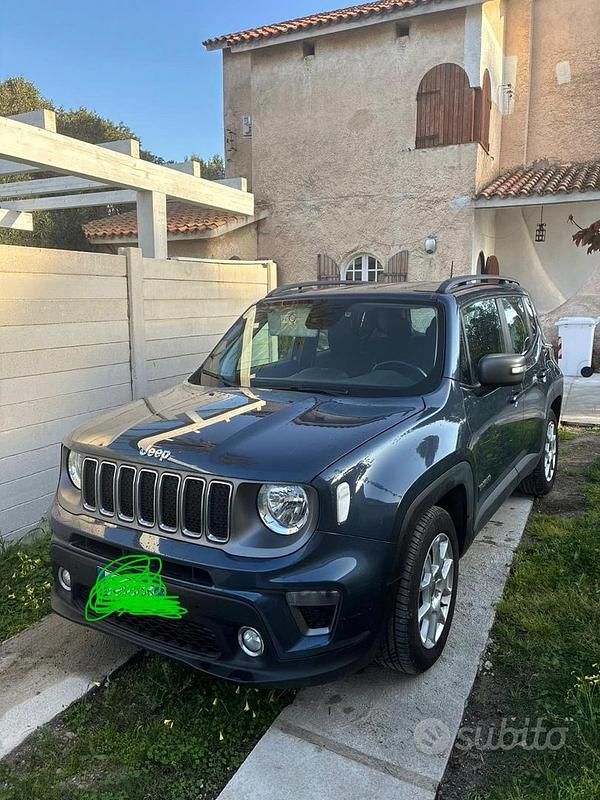 Usata Jeep Renegade Limited 120 CV (88 kW) 2020 Blu SUV